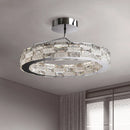 Modern crystal LED ceiling light