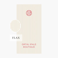 Personalised preppy striped monogram beach towel