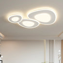 Modern minimalist cobblestone chandelier ceiling light set