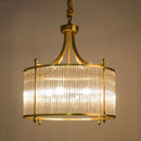 Modern luxury gold copper chandelier with LED lighting