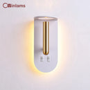 creative flame effect wall light for interior decoration