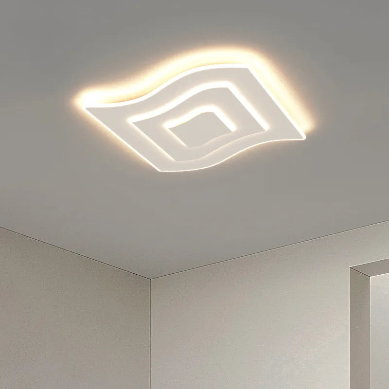 Modern LED ceiling light for kitchen and restaurant interiors