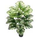 Artificial plants with large decorative leaves for indoors and offices