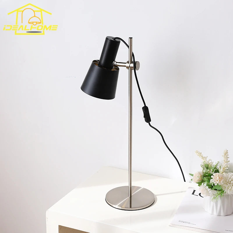 lampe de bureau réglable design rétro moderne led - vue 4 sur 8