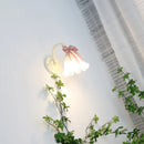 Glass princess wall light for modern children's bedrooms