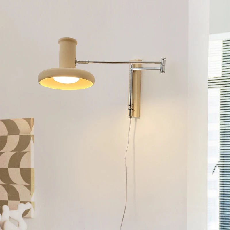 Creative long arm LED wall light for indoor use
