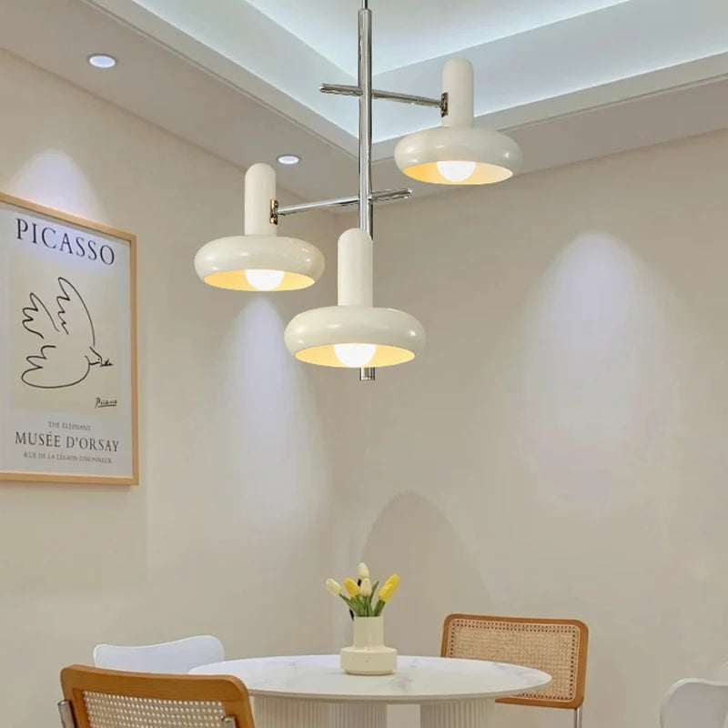 Bauhaus LED pendant chandelier for dining table - vue 5 sur 8
