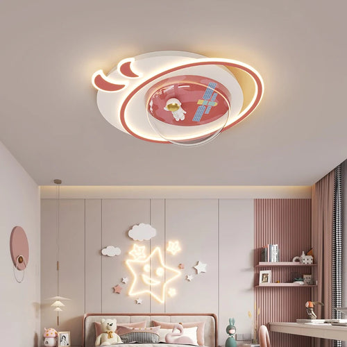 Astronaut LED ceiling light for children - vue 2 sur 9