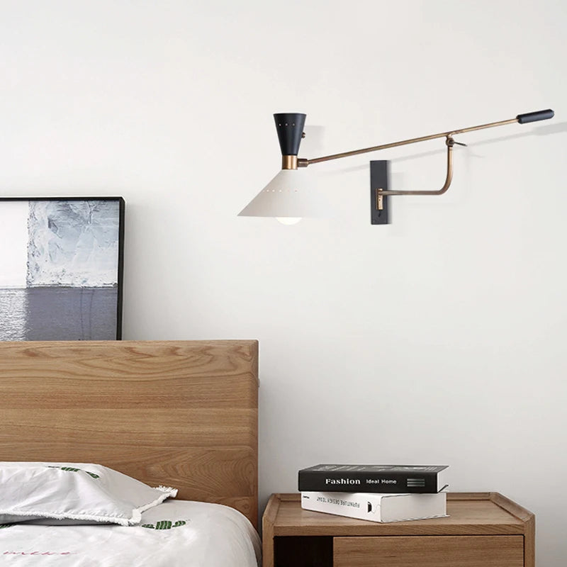 Nordic retro wall light for decorative indoor lighting