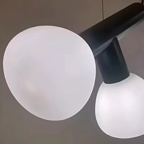 Adjustable artistic glass pendant light for decorative interiors - vue 6 sur 10