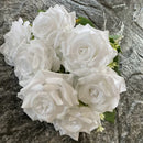 Decorative artificial rose bouquet for events and venues