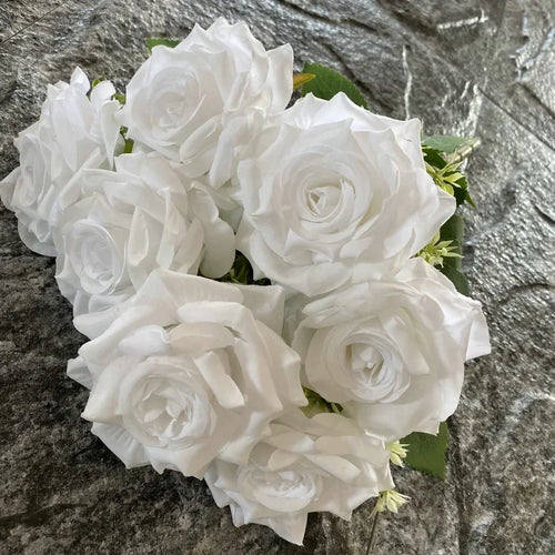 Decorative artificial rose bouquet for events and venues - vue 6 sur 15