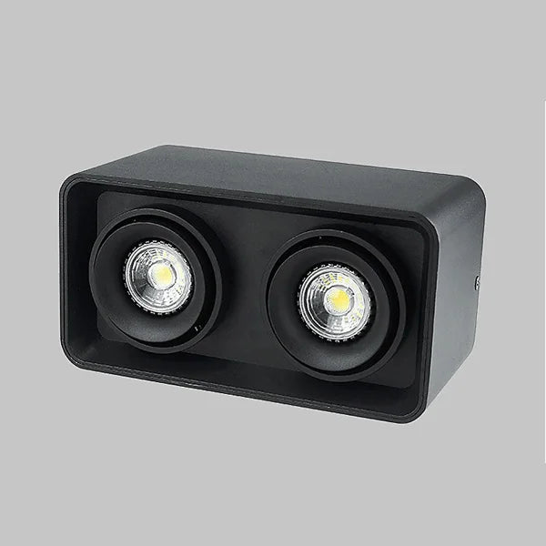 Recessed LED spotlight with replaceable bulb and adjustable angle - vue 9 sur 9