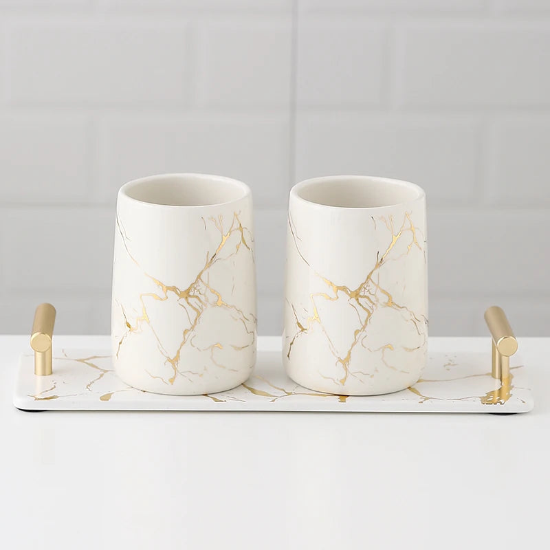 ceramic accessories for bathroom decoration