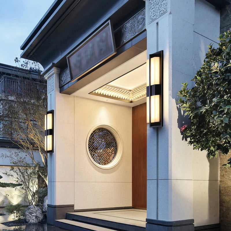 Modern waterproof outdoor wall light for decorative lighting - vue 5 sur 8