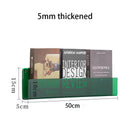 acrylic wall-mounted magazine rack for brochures and files