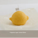 handmade decorative lemon candle scented gift for birthday