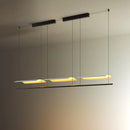 Modern nordic minimalist LED chandelier for contemporary interiors