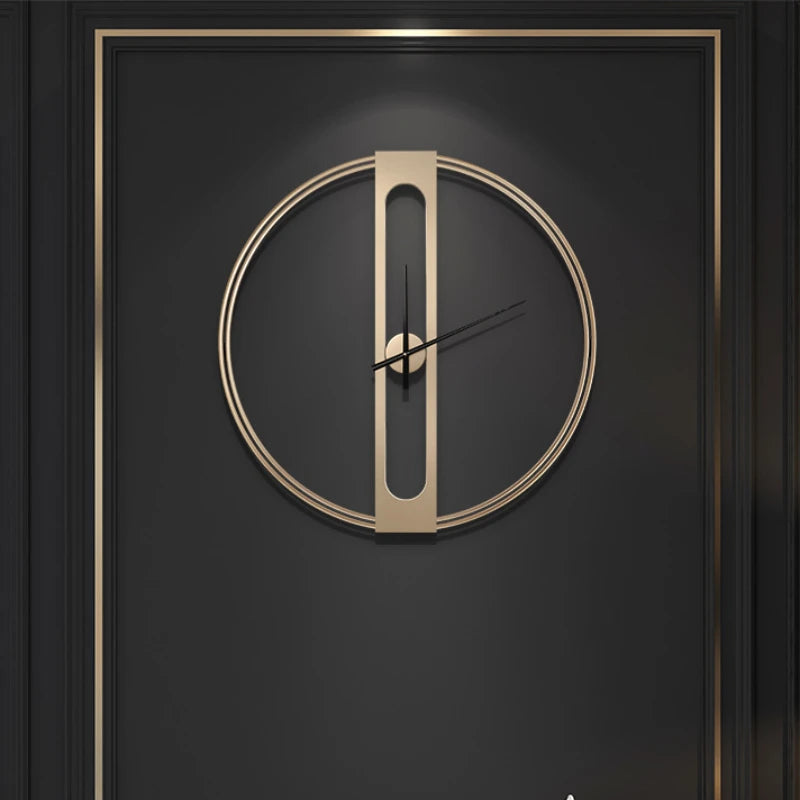 Nordic creative silent and stylish wall clock - vue 6 sur 8