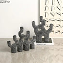 abstract alien coral candle holder for craft decoration