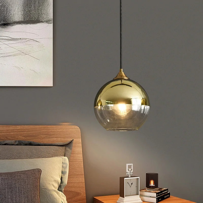 Nordic designer glass chandelier for interior decoration - vue 4 sur 26