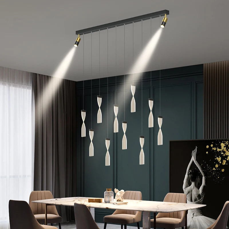 Nordic LED pendant light for kitchen, hotel and café - vue 3 sur 14