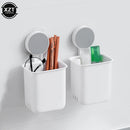 Wall-mounted toothbrush and tumbler holder waterproof practical organiser