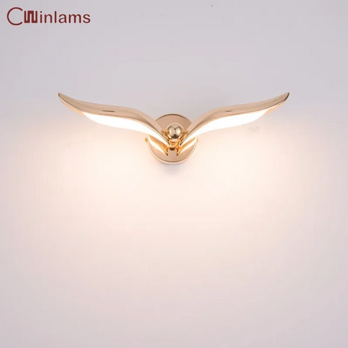 Creative seagull wall light for Nordic decor - vue 2 sur 8