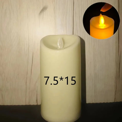 flameless electric candle lamp for wedding and party decorations - vue 8 sur 14