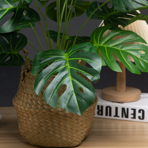 arbre artificiel monstera avec feuillage tropical pour décoration intérieure - vue 3 sur 6