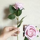 Artificial flannel flower for indoor and wedding decoration