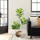 Artificial ficus branches with large leaves for indoor and outdoor decoration