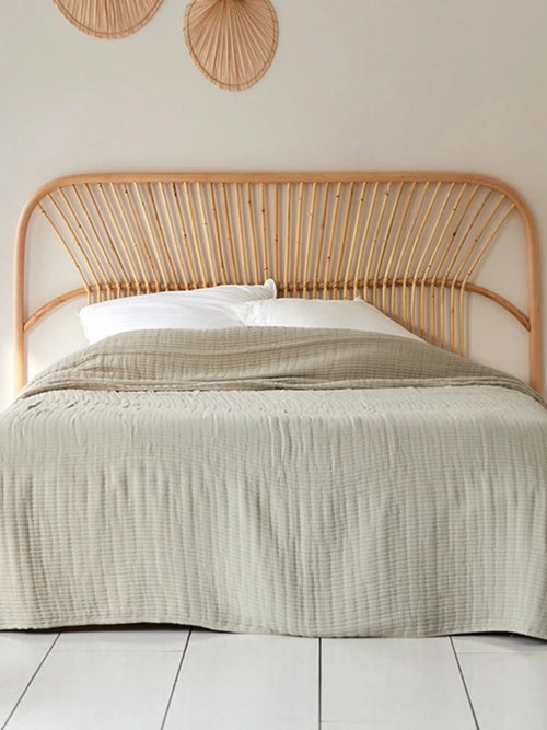 rattan cushion for bed and breakfast japanese style - vue 3 sur 13