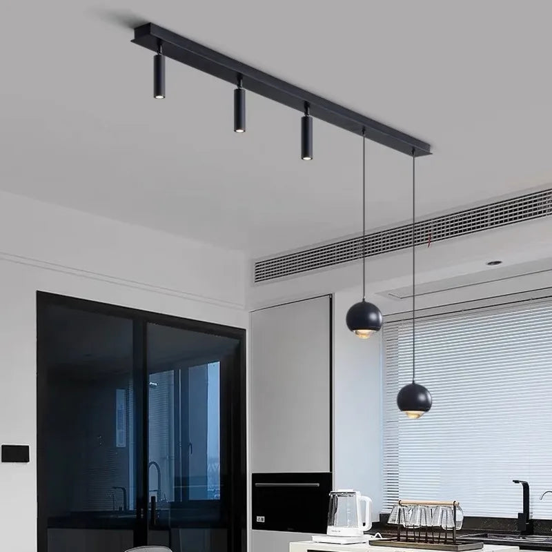 Modern minimalist LED chandeliers for elegant interior decor