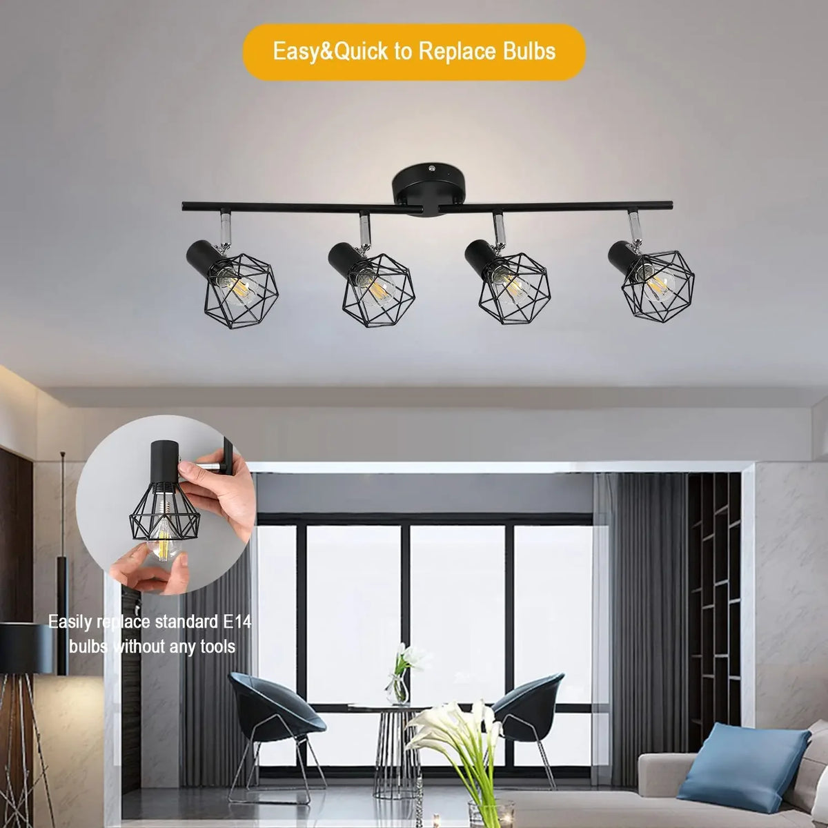 Modern simple style LED ceiling light for indoor lighting