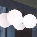 Modern glass ceiling light for elegant interior decor