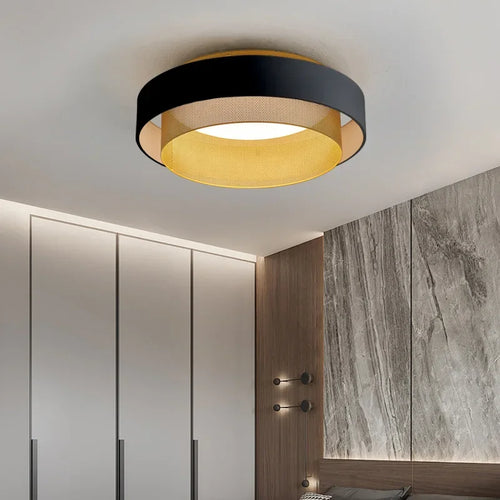 Modern nordic circular LED ceiling light indoor lighting 2023 - vue 2 sur 11