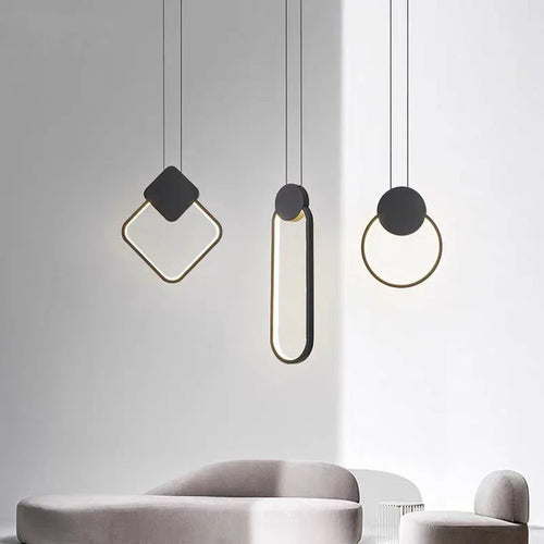 Modern LED pendant light for stylish indoor lighting - vue 4 sur 24