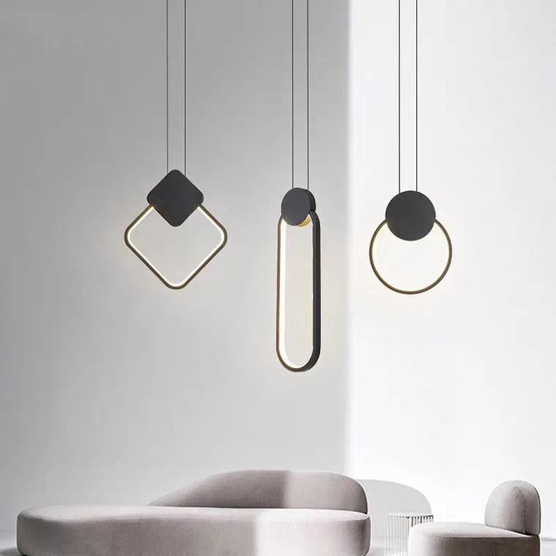 Modern LED pendant light for stylish indoor lighting - vue 4 sur 24