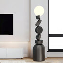 Unique round acrylic floor lamp