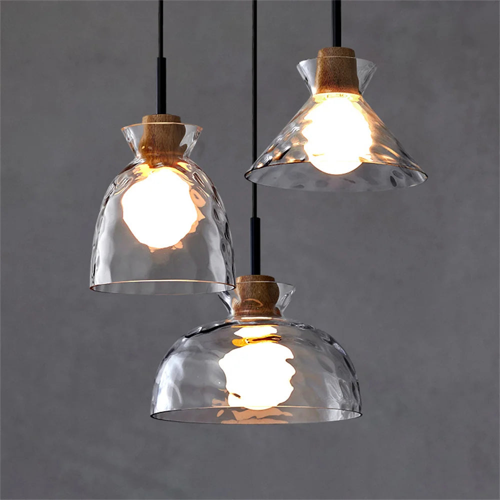 Modern nordic design decorative glass LED pendant light