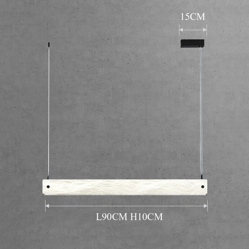 Imitation marble pendant light ideal for bar or restaurant