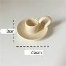 ceramic candlestick for decoration and jewelry holder