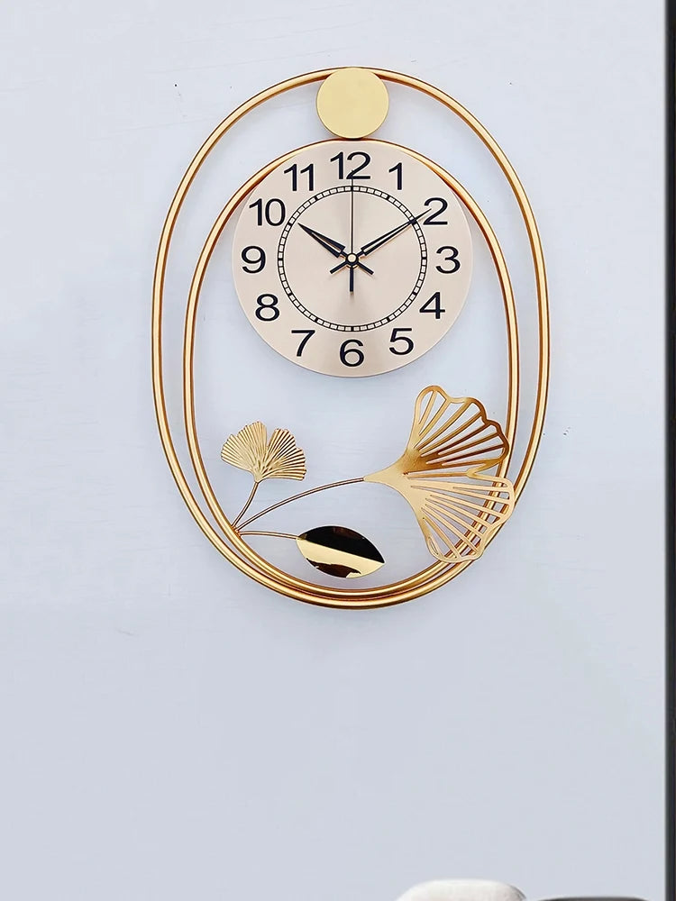 modern luxury wall clock design decorative hanging - vue 2 sur 6