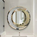 luxury round hanging mirror for home decor