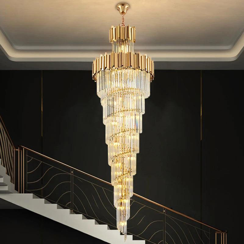 Modern crystal chandelier for elegant and bright interior decor