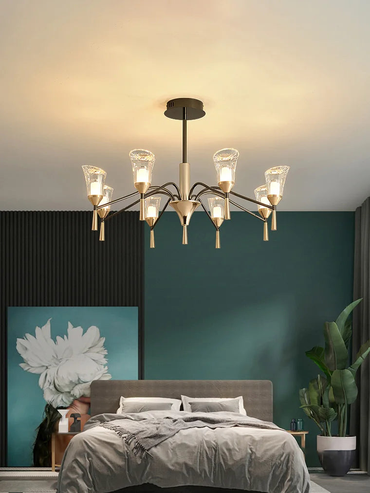 Modern hanging chandelier for elegant indoor lighting