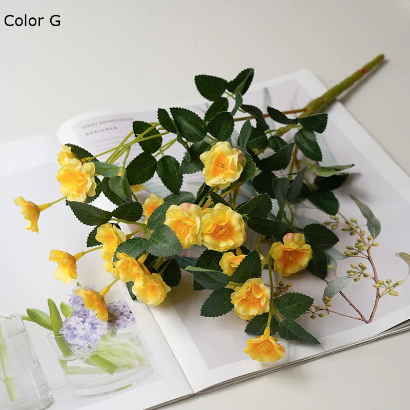 Artificial silk rose flowers for weddings and decoration - vue 13 sur 13