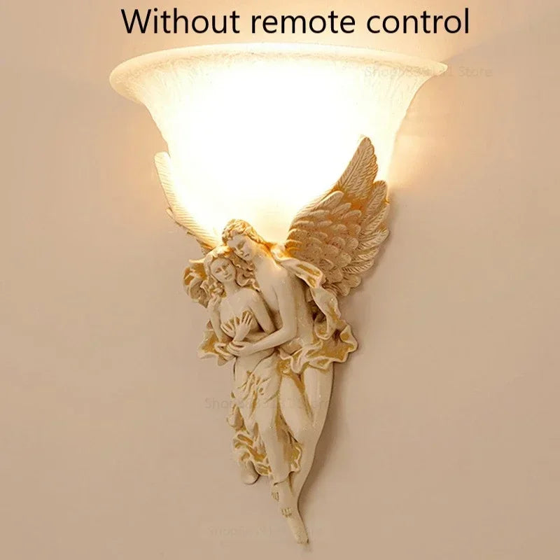 Nordic resin wall light with retro European style - vue 10 sur 14
