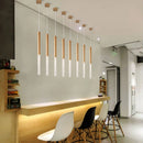 Acrylic bubble tube LED pendant light for interior decoration